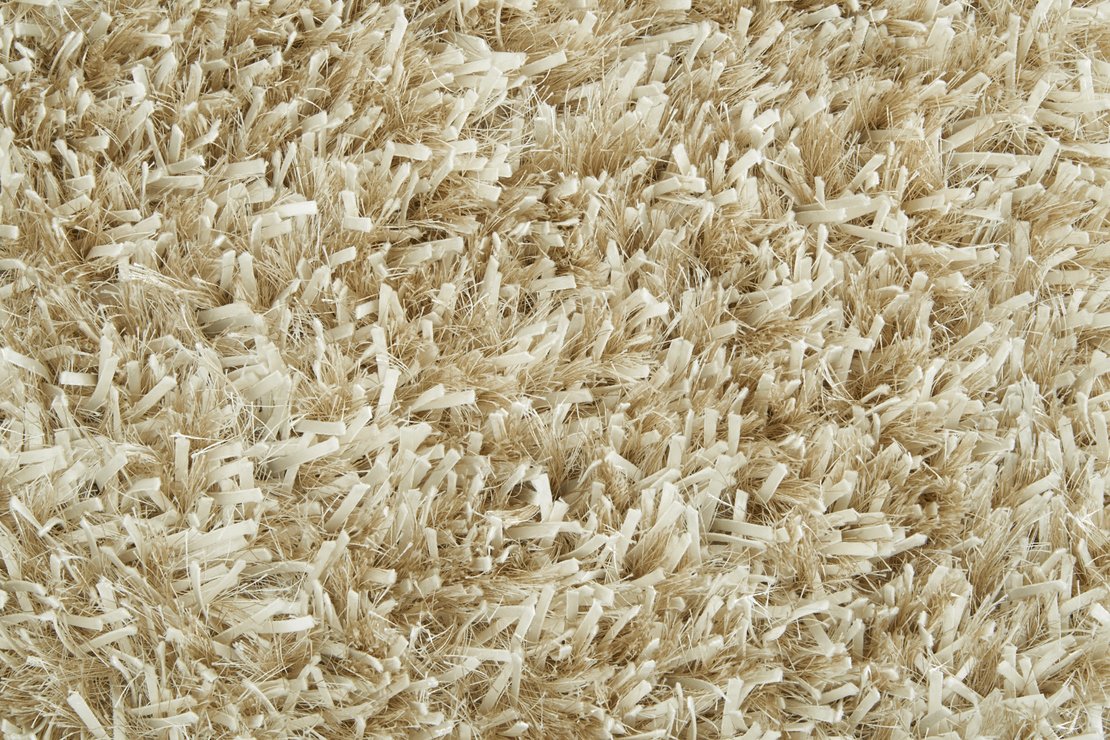 Custom Rugs, Runners & Rounds Shaggy Majestic Cream Ivory - Beige Machine Made Rug
