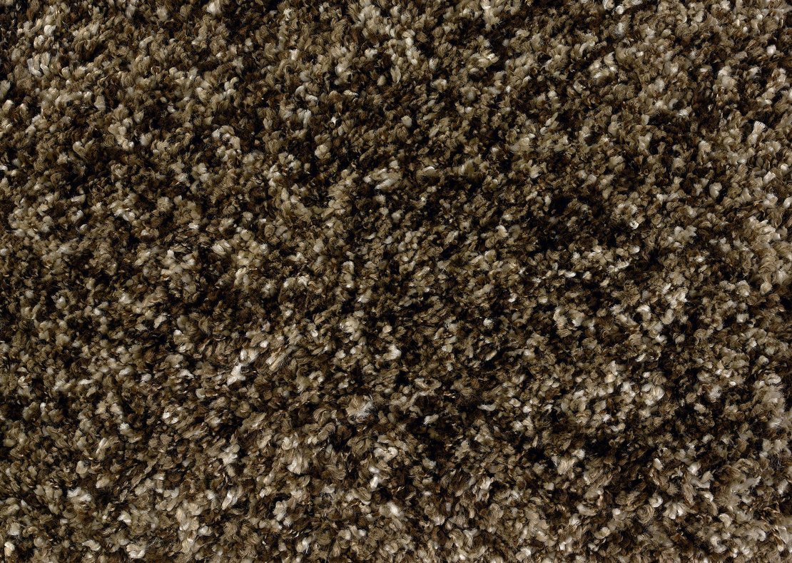 Custom Rugs, Runners & Rounds Shaggy Plush Cocoa Lt. Brown - Chocolate Machine Made Rug
