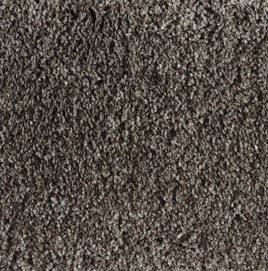 Custom & Wall to Wall Shaggy Plush Shadow Black - Charcoal & Lt. Grey - Grey Machine Made Rug