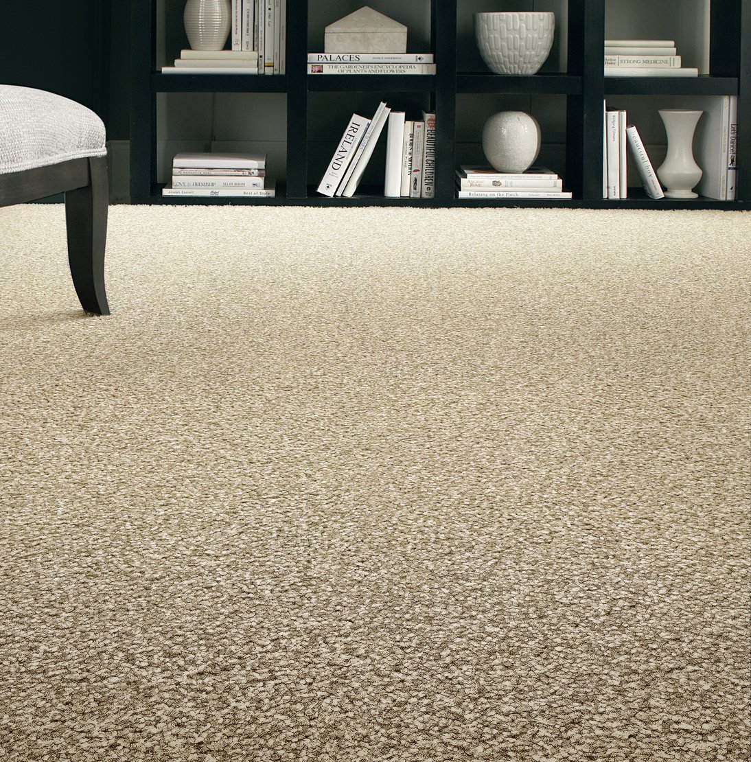 Custom Rugs, Runners & Rounds Shaggy Plush Prosecco Ivory - Beige Machine Made Rug