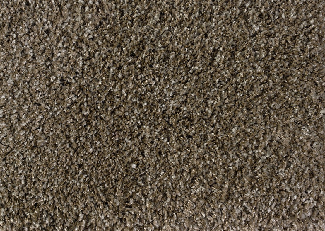 Custom & Wall to Wall Shaggy Plush Metallic Beige Camel - Taupe & Ivory - Beige Machine Made Rug