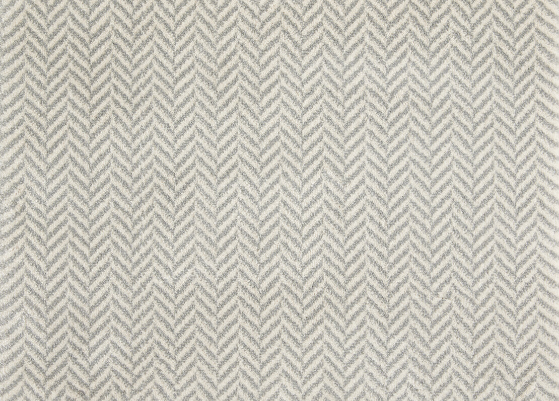 Custom Rugs, Runners & Rounds Phenomenon Chrome Lt. Grey - Grey Machine Made Rug