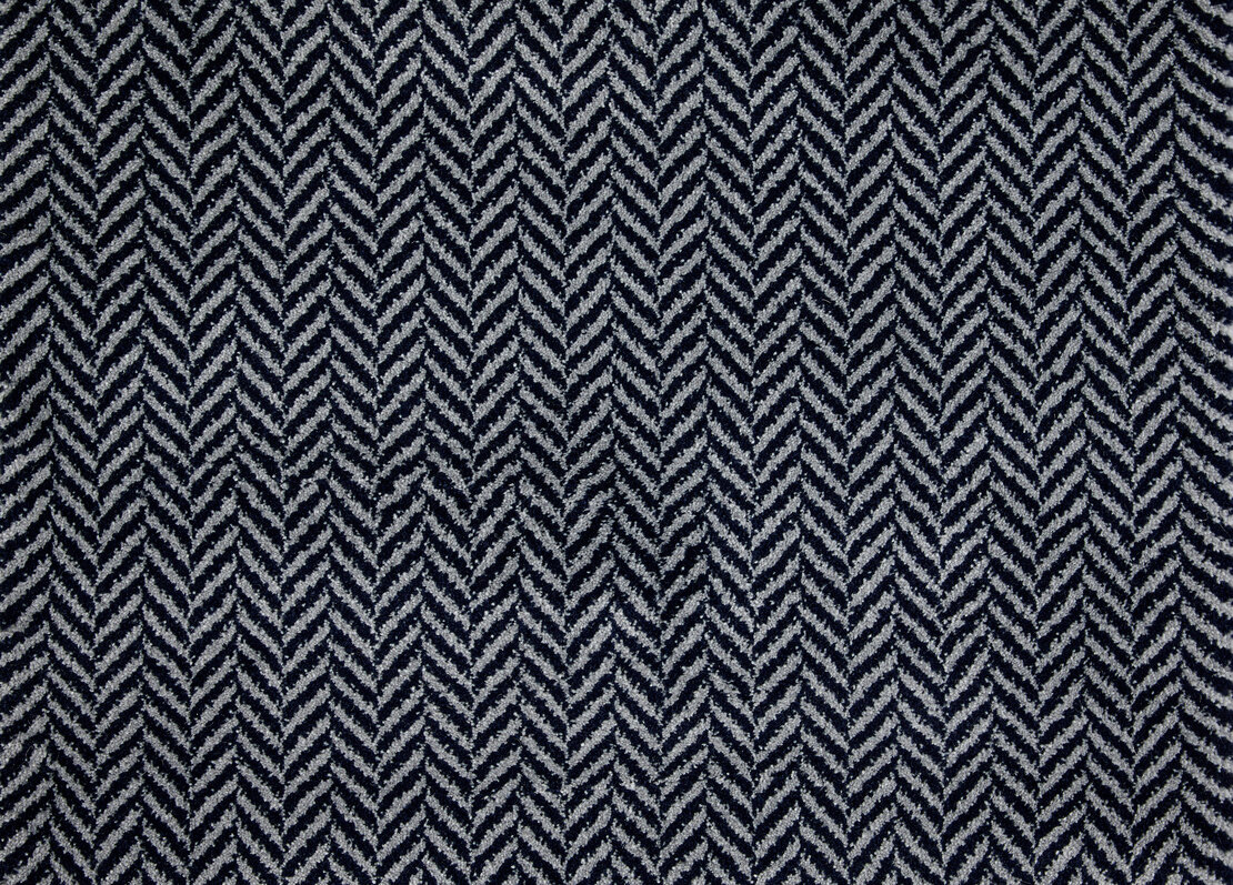 Custom Rugs, Runners & Rounds Phenomenon Navy Medium Blue - Navy Machine Made Rug