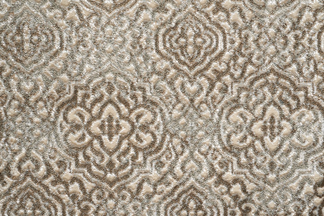 Custom Rugs, Runners & Rounds Vivaldi Tarnished Copper Ivory - Beige & Lt. Brown - Chocolate Machine Made Rug