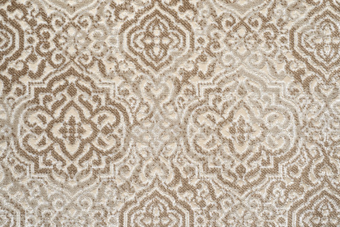 Custom Rugs, Runners & Rounds Vivaldi Sandstone Camel - Taupe & Ivory - Beige Machine Made Rug