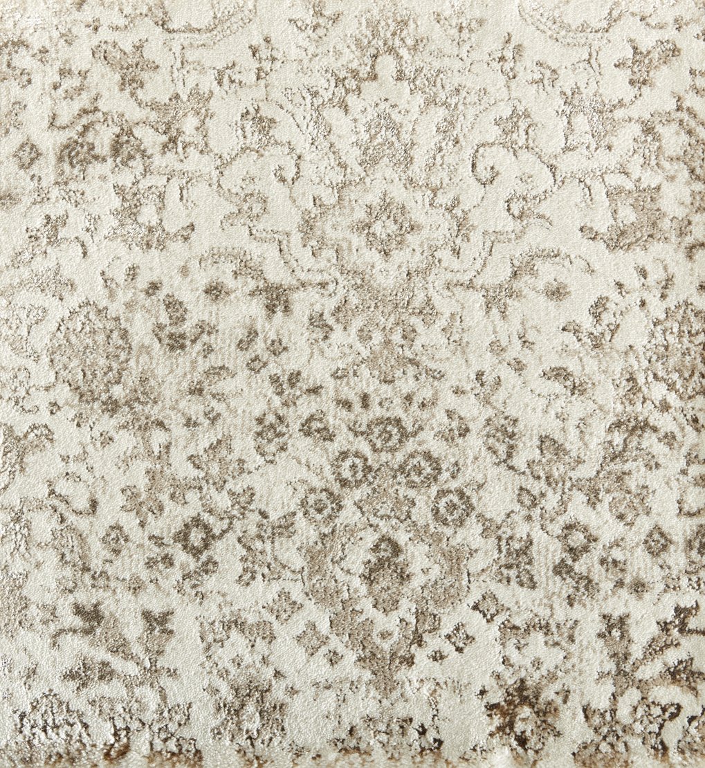 Custom Rugs, Runners & Rounds Stillwater Beach Ivory - Beige & Lt. Brown - Chocolate Machine Made Rug