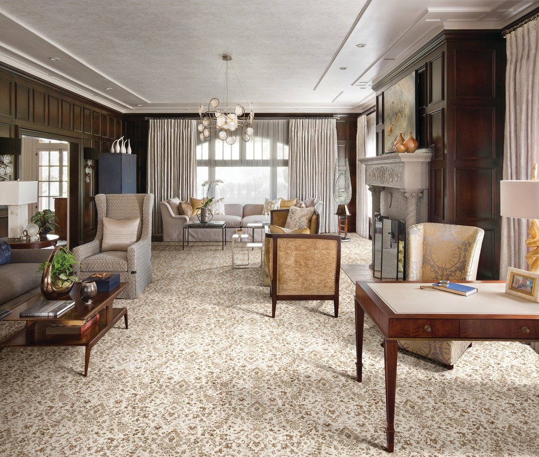 Custom Rugs, Runners & Rounds Stillwater Beach Ivory - Beige & Lt. Brown - Chocolate Machine Made Rug