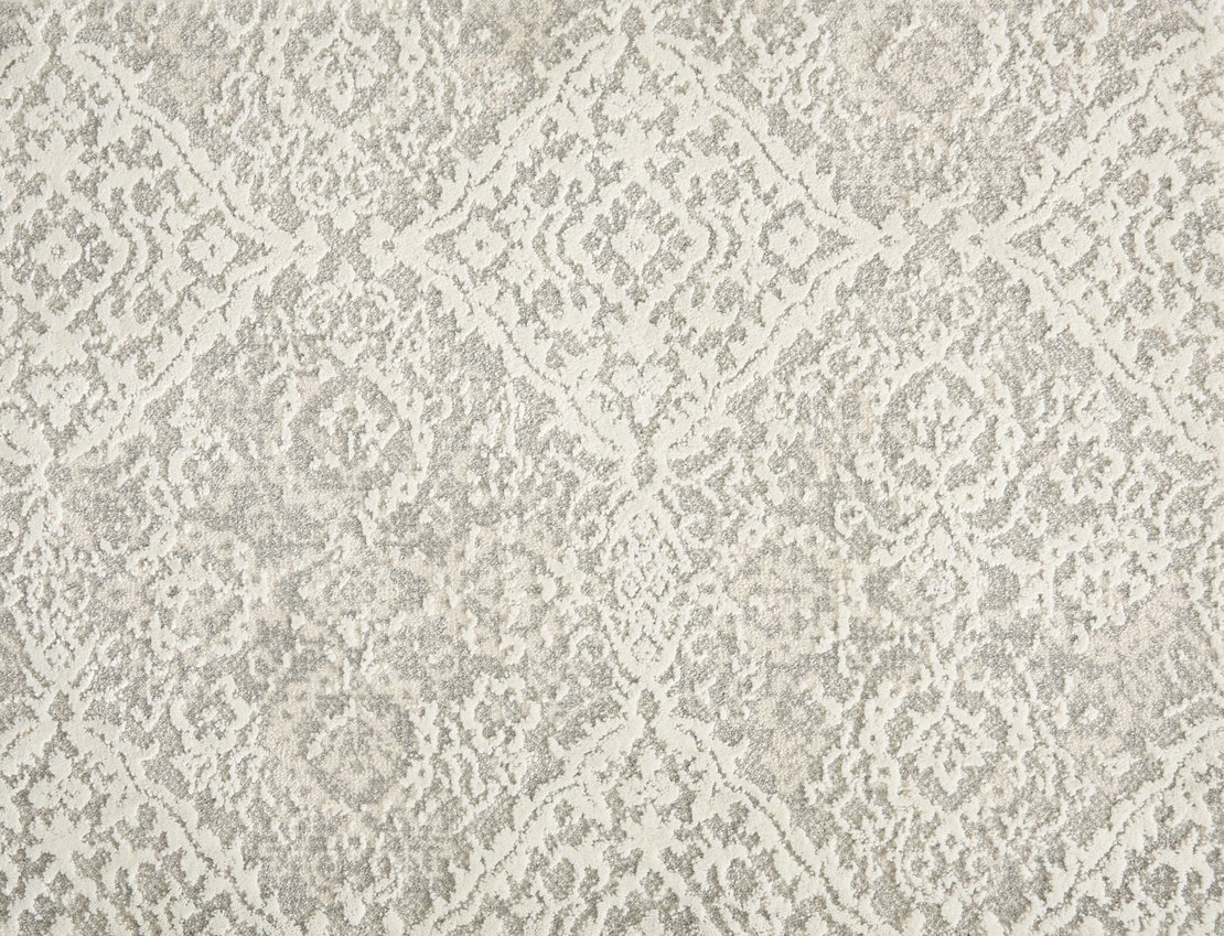 Custom Rugs, Runners & Rounds Shangri La Chrome Lt. Grey - Grey Machine Made Rug