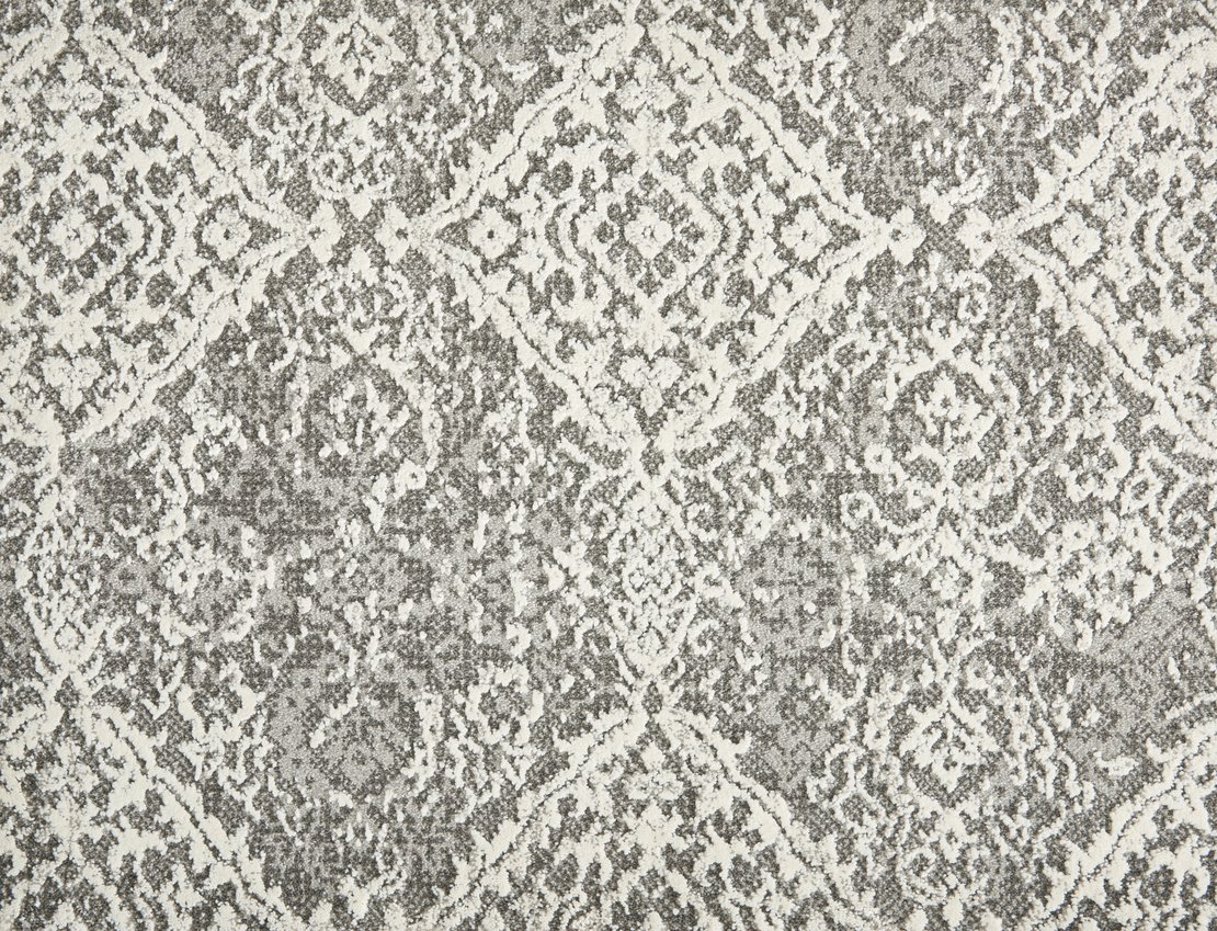 Custom Rugs, Runners & Rounds Shangri La Metal Lt. Grey - Grey Machine Made Rug
