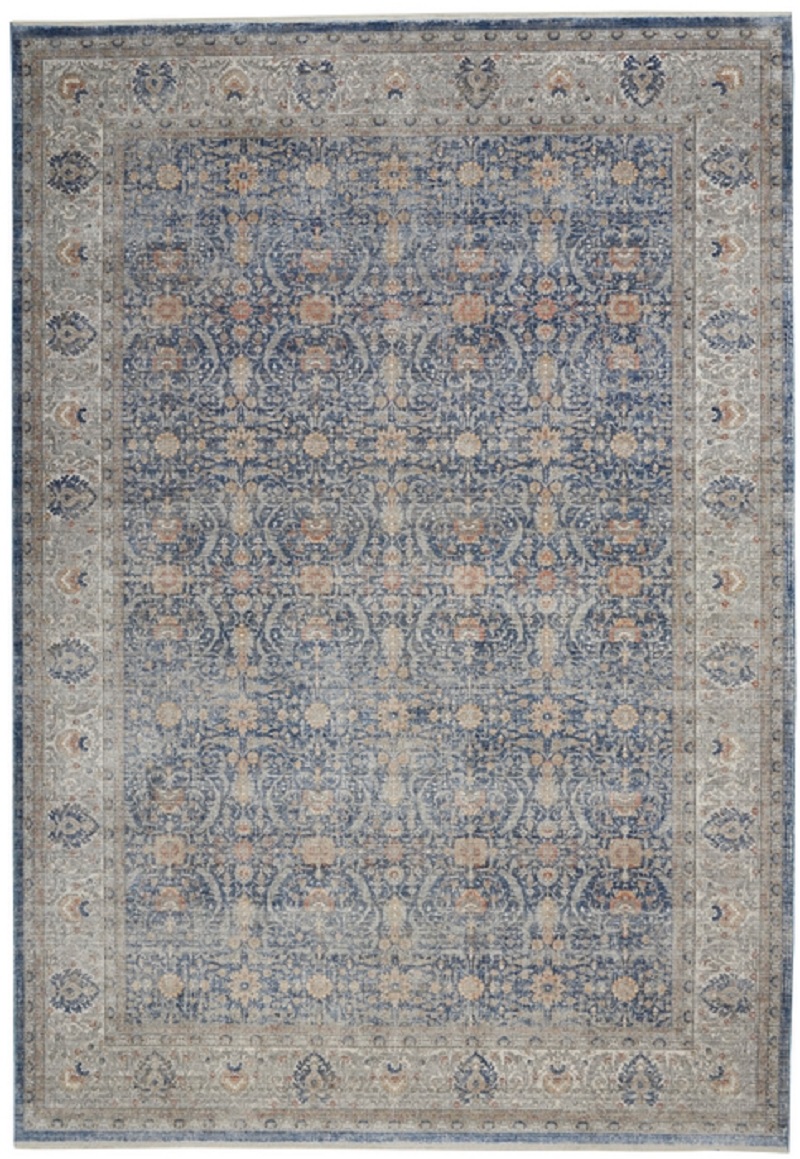 Traditional & Oriental Rugs Starry Nights STN-08 Lt Blue Lt. Blue - Blue Machine Made Rug