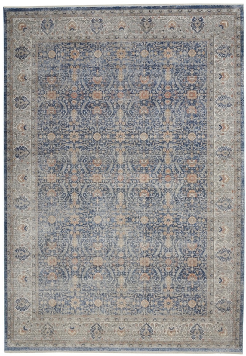 Traditional & Oriental Rugs Starry Nights STN-08 Lt Blue Lt. Blue - Blue Machine Made Rug