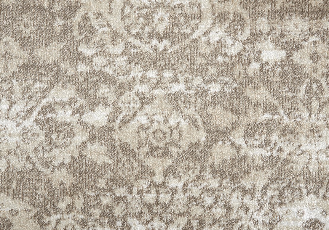 Custom & Wall to Wall Imagery Almond Camel - Taupe & Ivory - Beige Machine Made Rug