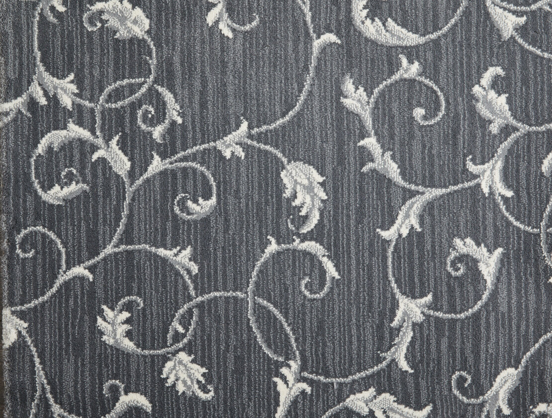 Custom Rugs, Runners & Rounds Montpellier Chrome Lt. Grey - Grey Machine Made Rug