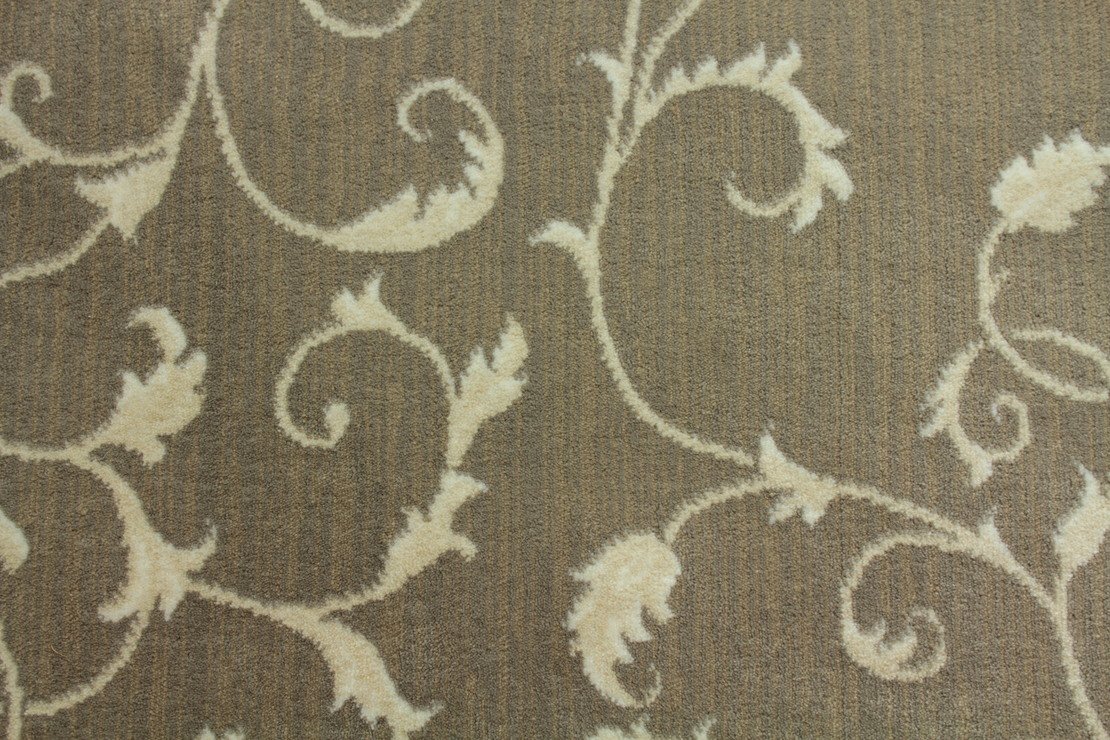 Custom Rugs, Runners & Rounds Montpellier Taupe Camel - Taupe & Ivory - Beige Machine Made Rug