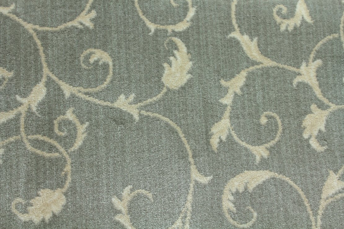 Custom Rugs, Runners & Rounds Montpellier Slate Lt. Grey - Grey & Ivory - Beige Machine Made Rug
