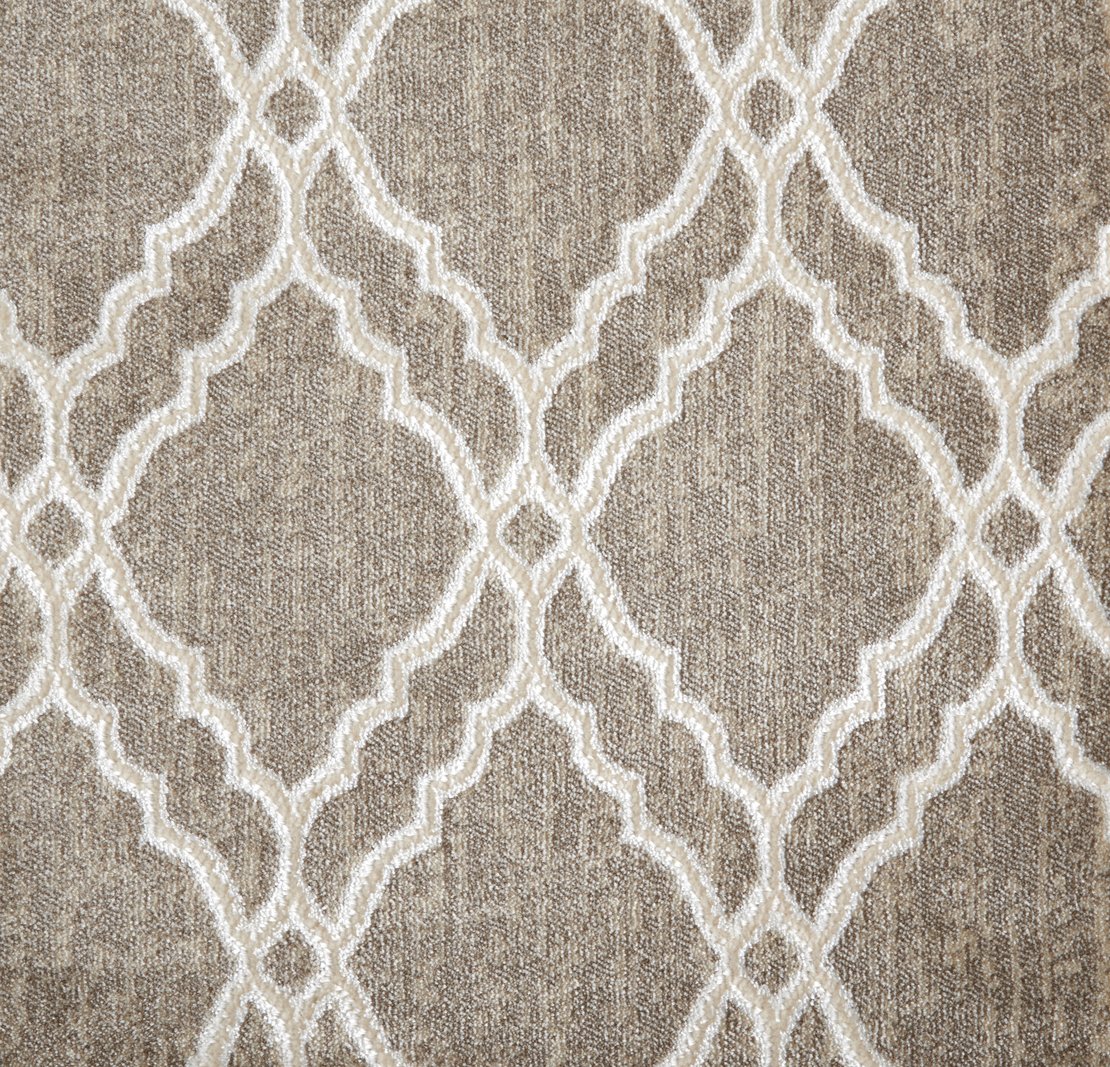 Custom Rugs, Runners & Rounds Clifton Buff Lt. Grey - Grey & Ivory - Beige Machine Made Rug
