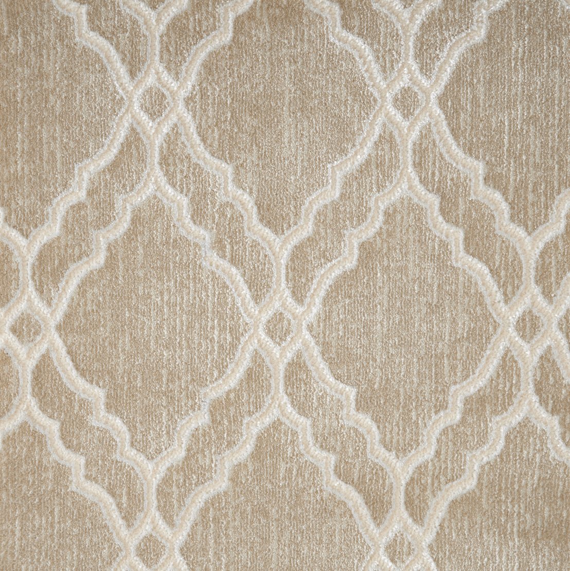Custom & Wall to Wall Clifton Opal Camel - Taupe & Ivory - Beige Machine Made Rug