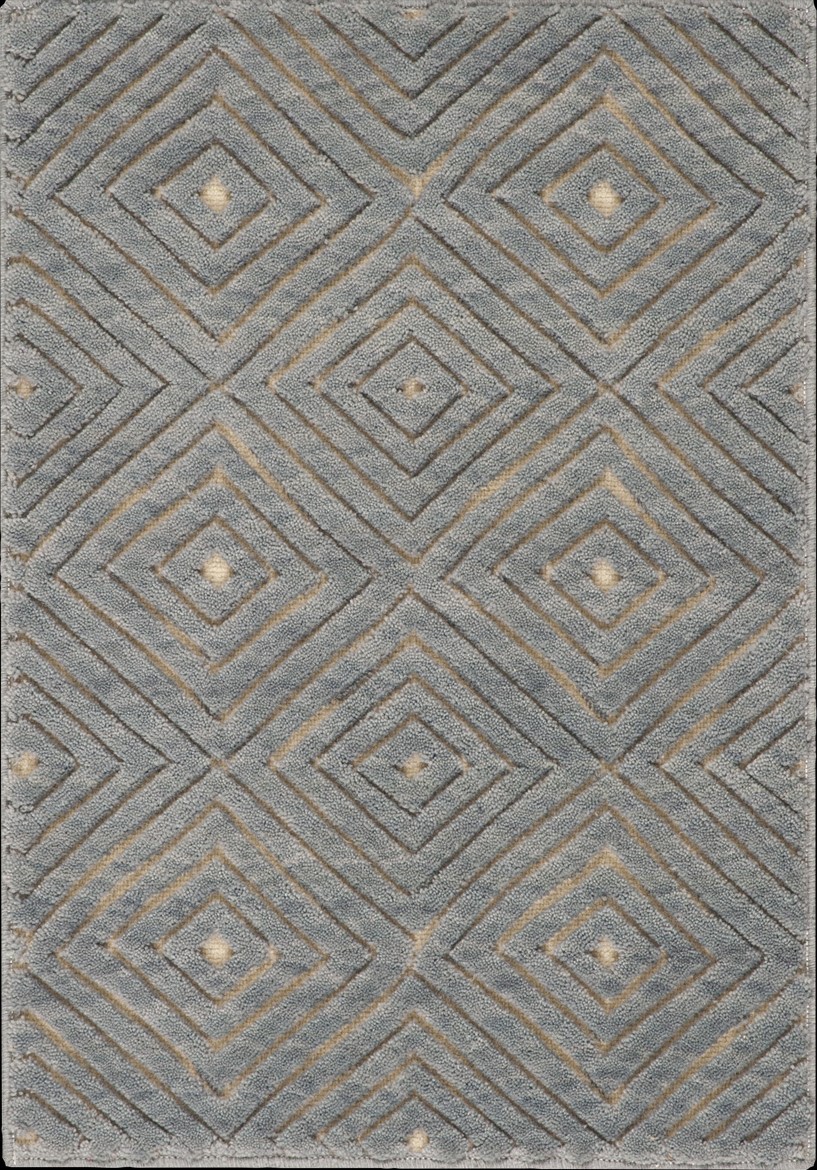 Custom Rugs, Runners & Rounds NU DIMENSIONS MATRX-MARIT Lt. Grey - Grey Machine Made Rug