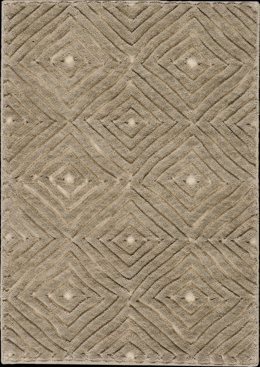 Custom & Wall to Wall NU DIMENSIONS MATRX-STRM Camel - Taupe Machine Made Rug