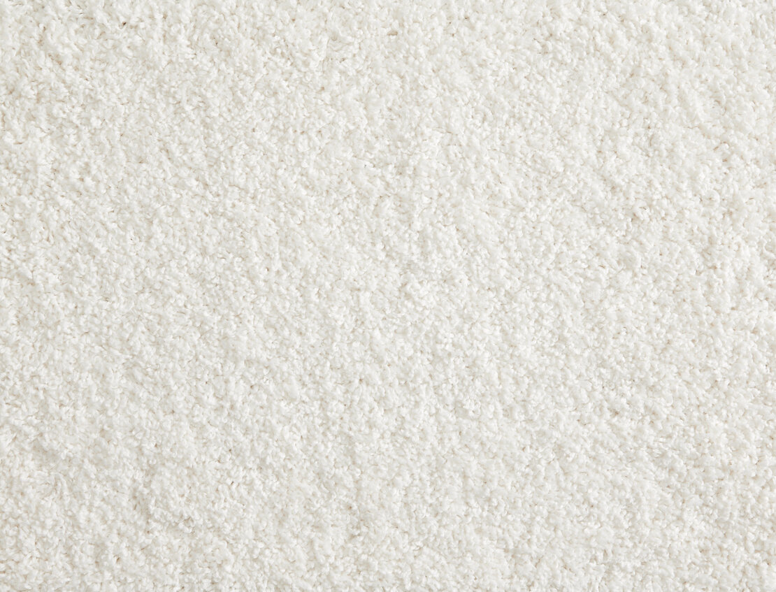 Custom Rugs, Runners & Rounds Shaggy Superstar Frost Ivory - Beige Machine Made Rug