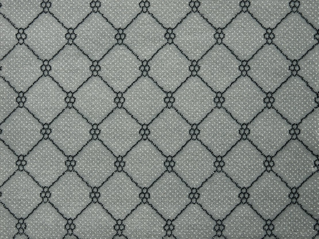 Custom Rugs, Runners & Rounds Lake Boden Platinum Lt. Grey - Grey & Black - Charcoal Machine Made Rug