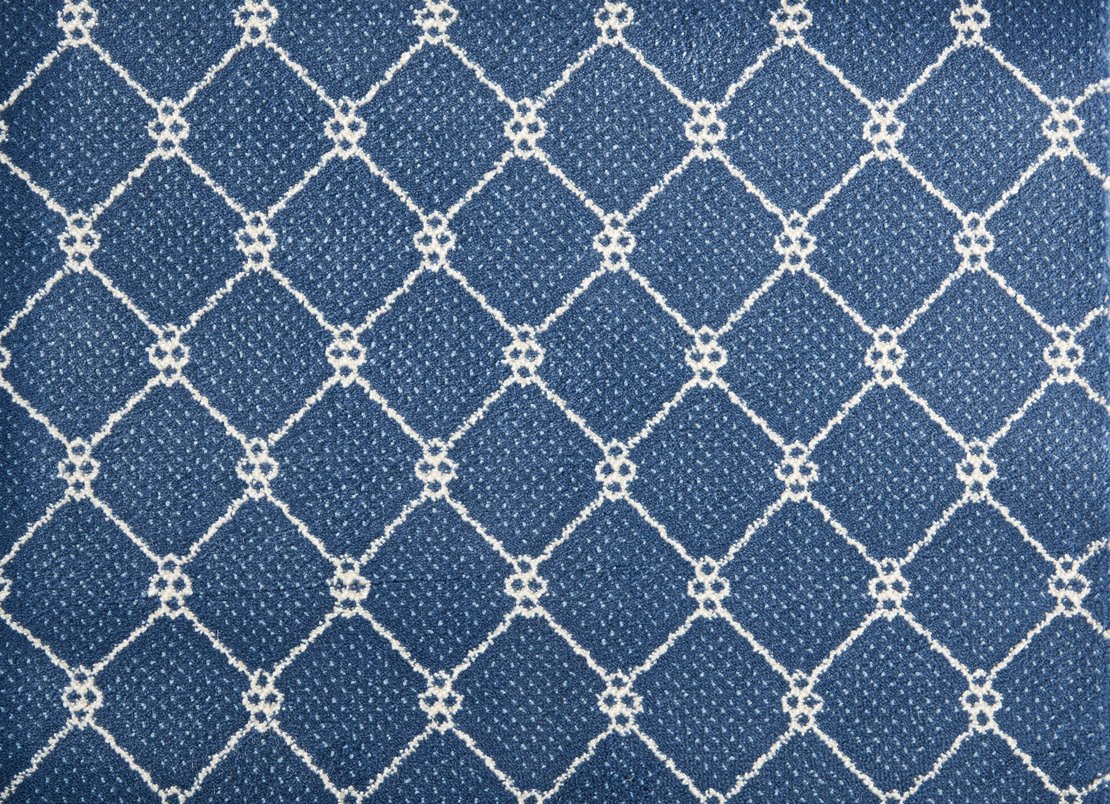 Custom Rugs, Runners & Rounds Lake Boden BlueStone Lt. Blue - Blue & Ivory - Beige Machine Made Rug