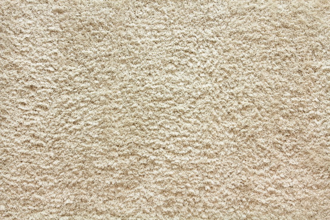 Custom Rugs, Runners & Rounds Shaggy Posh Ivory Ivory - Beige Machine Made Rug