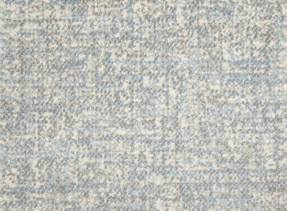 Custom Rugs, Runners & Rounds Pixie Dust Soft Sky Lt. Blue - Blue Machine Made Rug