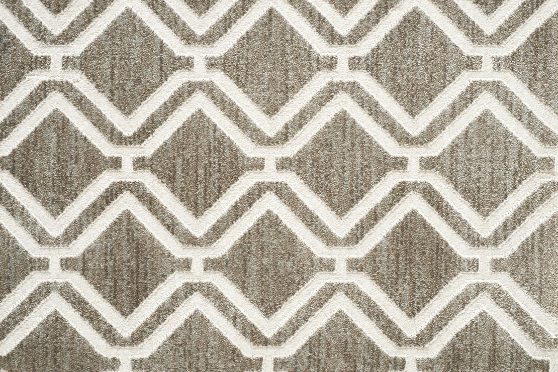 Custom Rugs, Runners & Rounds York Buff Lt. Grey - Grey & Ivory - Beige Machine Made Rug