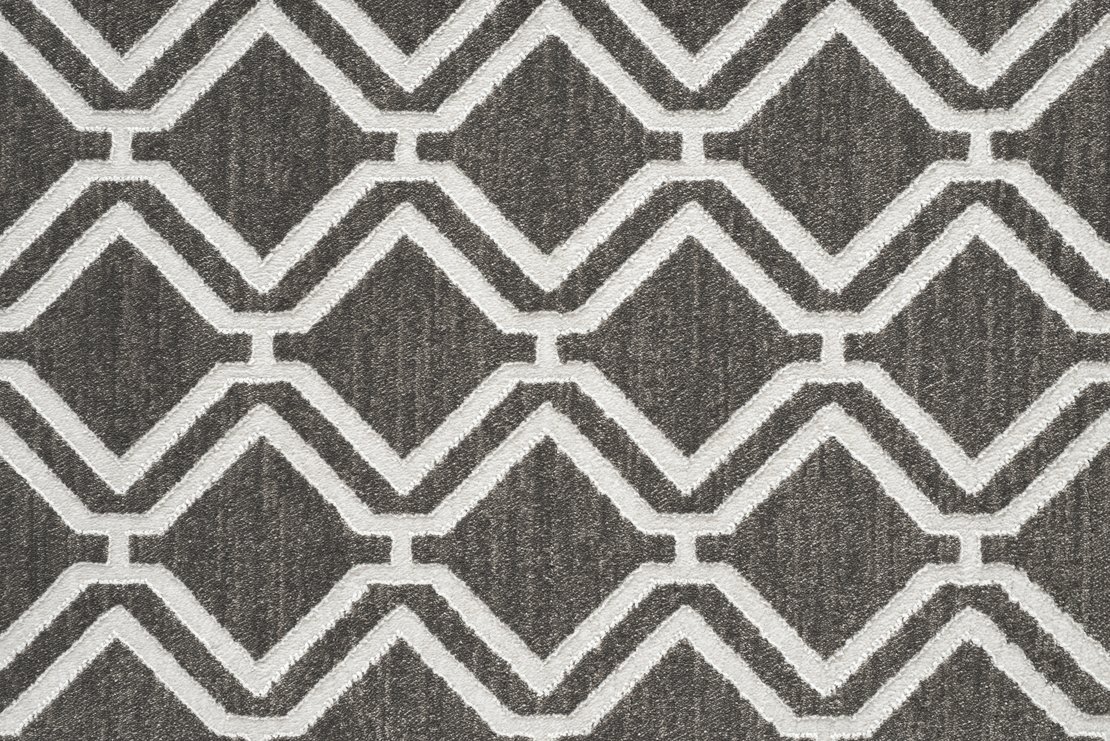 Custom Rugs, Runners & Rounds York Steel Lt. Grey - Grey & Ivory - Beige Machine Made Rug