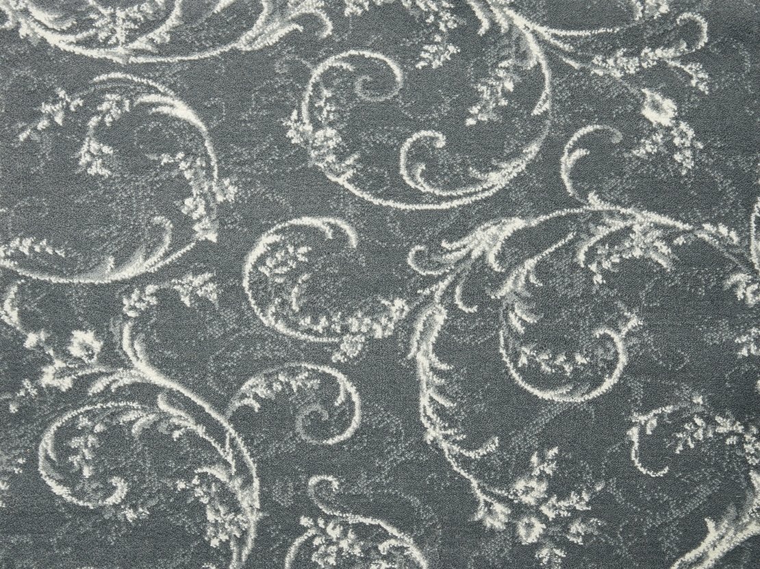 Custom & Wall to Wall Lake Constance Iron Lt. Grey - Grey & Ivory - Beige Machine Made Rug