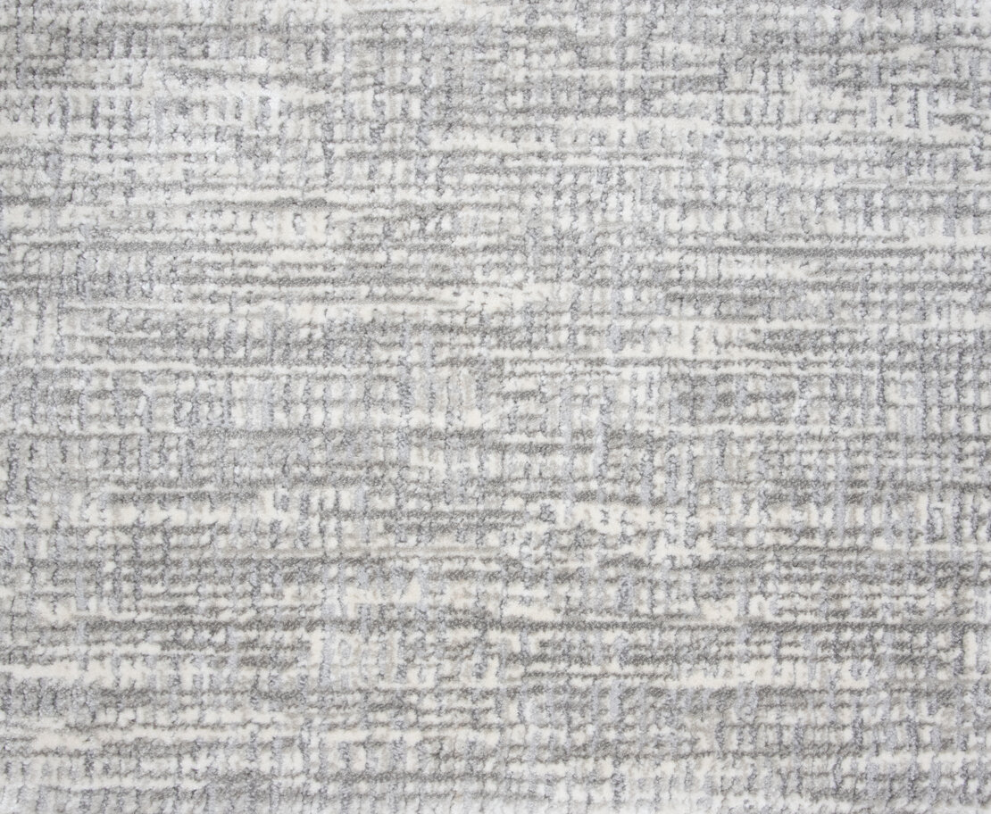 Custom Rugs, Runners & Rounds Aerial Sterling Lt. Grey - Grey Hand Knotted Rug