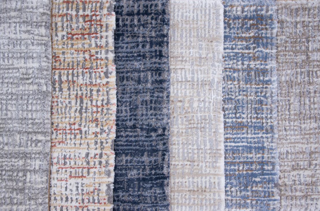 Custom Rugs, Runners & Rounds Aerial Vintage Camel - Taupe & Lt. Grey - Grey Machine Made Rug
