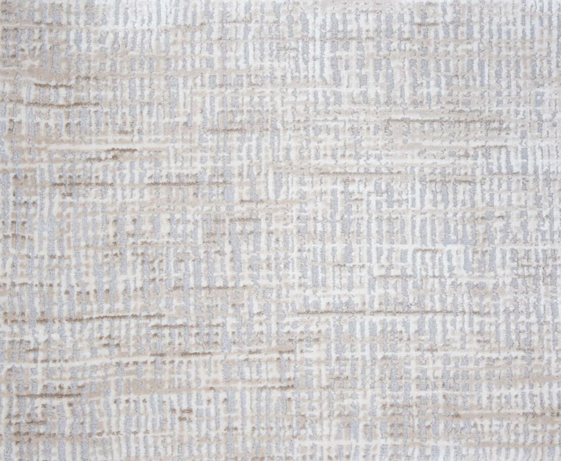 Custom Rugs, Runners & Rounds Aerial Antique Lt. Grey - Grey Machine Made Rug
