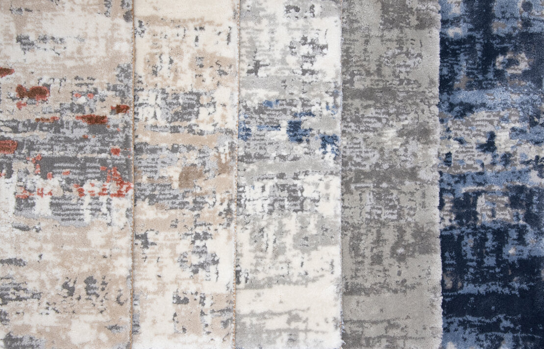 Custom Rugs, Runners & Rounds Pixel Sterling Lt. Grey - Grey Machine Made Rug