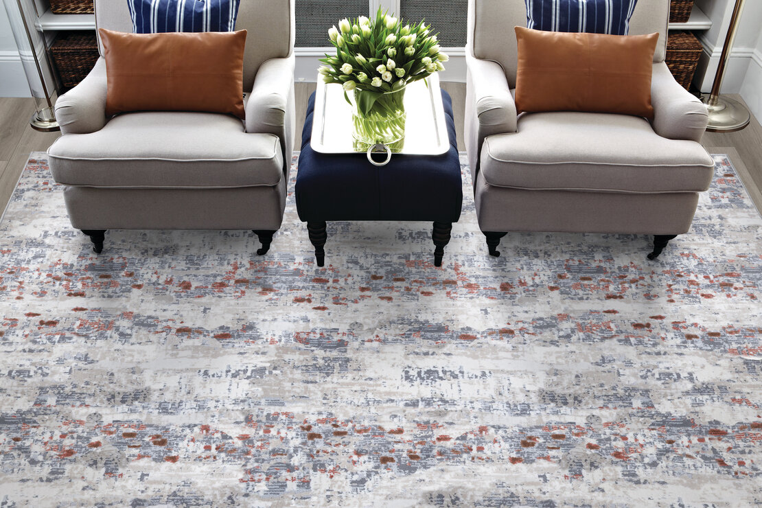 Custom Rugs, Runners & Rounds Pixel Sterling Lt. Grey - Grey Machine Made Rug