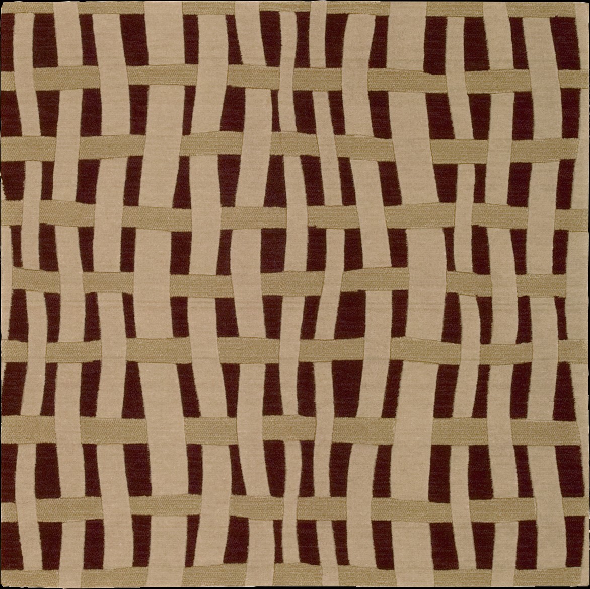 Custom Rugs, Runners & Rounds MANHATTAN MHT-02SIENA Red - Burgundy & Ivory - Beige Machine Made Rug