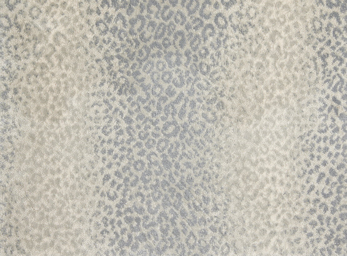 Custom Rugs, Runners & Rounds Mufasa Mist Lt. Grey - Grey & Lt. Blue - Blue Machine Made Rug