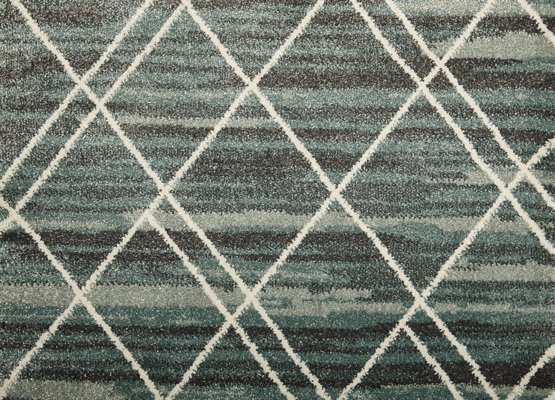 Custom Rugs, Runners & Rounds Treasures Spa Lt. Grey - Grey & Ivory - Beige Machine Made Rug