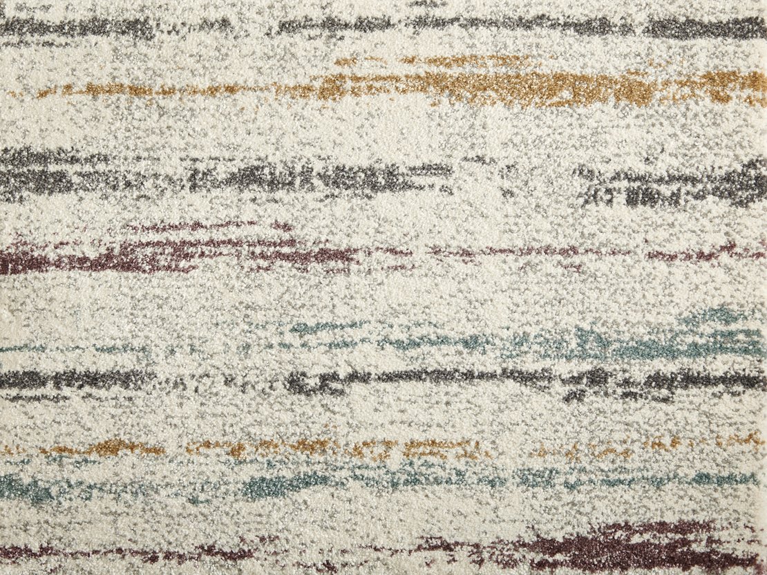 Custom Rugs, Runners & Rounds Ruminations Frost Lt. Grey - Grey & Multi Machine Made Rug