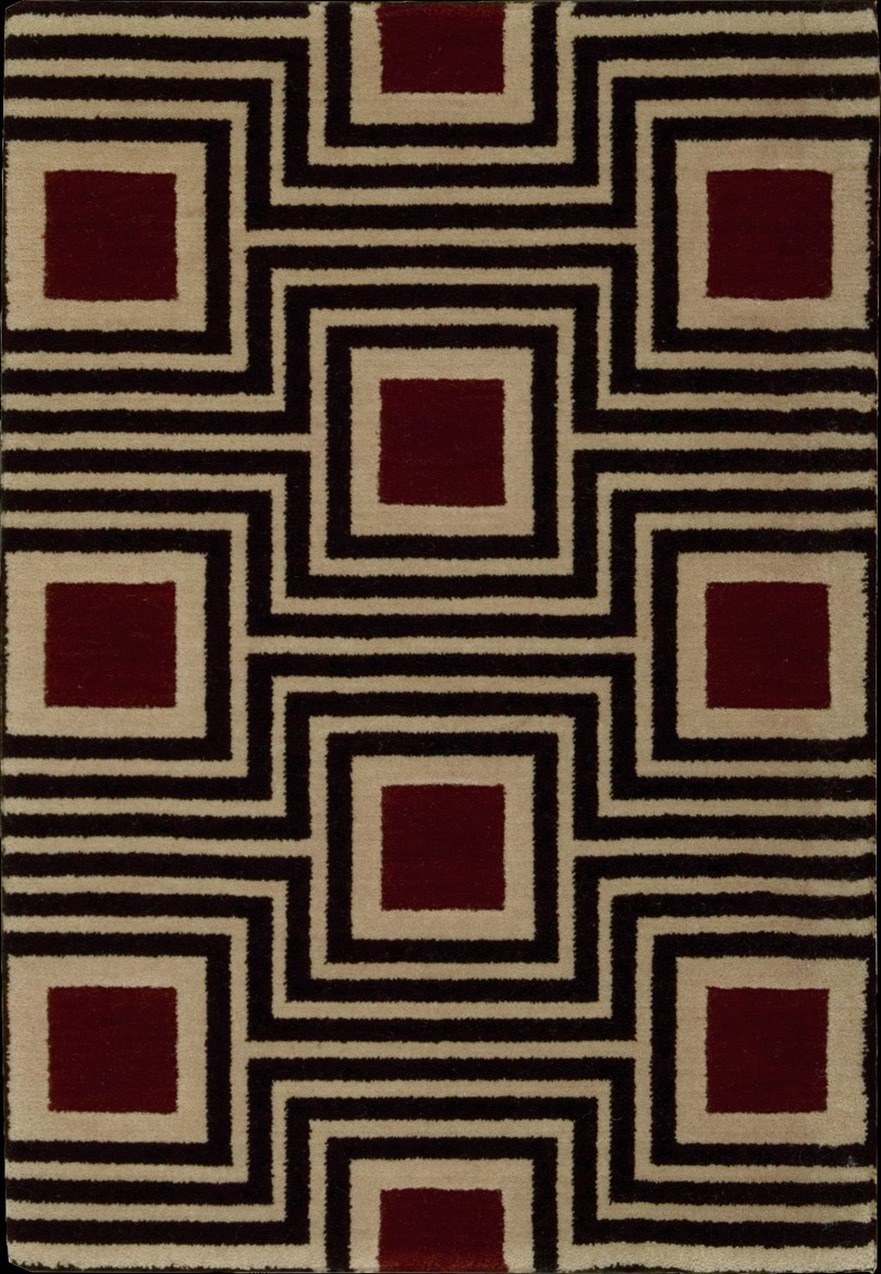 Custom Rugs, Runners & Rounds MANHATTAN MHT-03NIGHT Multi Machine Made Rug