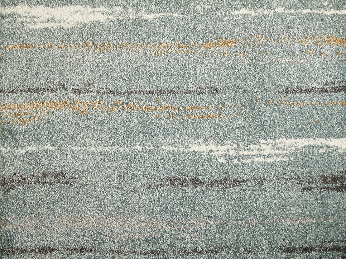 Custom Rugs, Runners & Rounds Ruminations Spa Lt. Blue - Blue & Multi Machine Made Rug