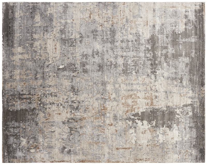 Contemporary Rugs & Transitional Rugs Splash CC3 Lt. Grey - Grey Hand Knotted Rug