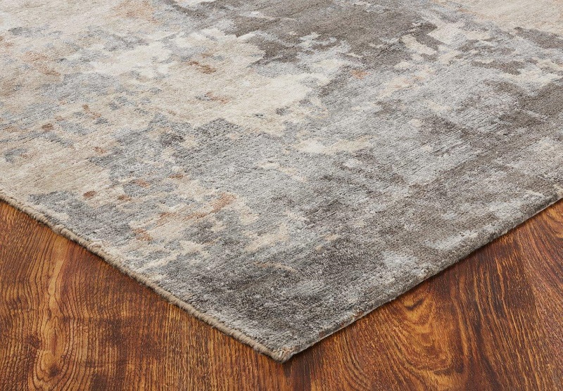 Contemporary Rugs & Transitional Rugs Splash CC3 Lt. Grey - Grey Hand Knotted Rug