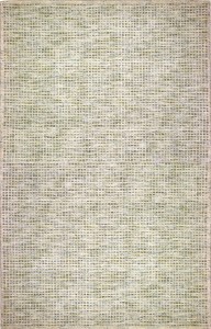 Contemporary & Modern Rugs Stand SF-14 Pastel Ivory - Beige & Aqua - Lt. Green Hand Tufted Rug