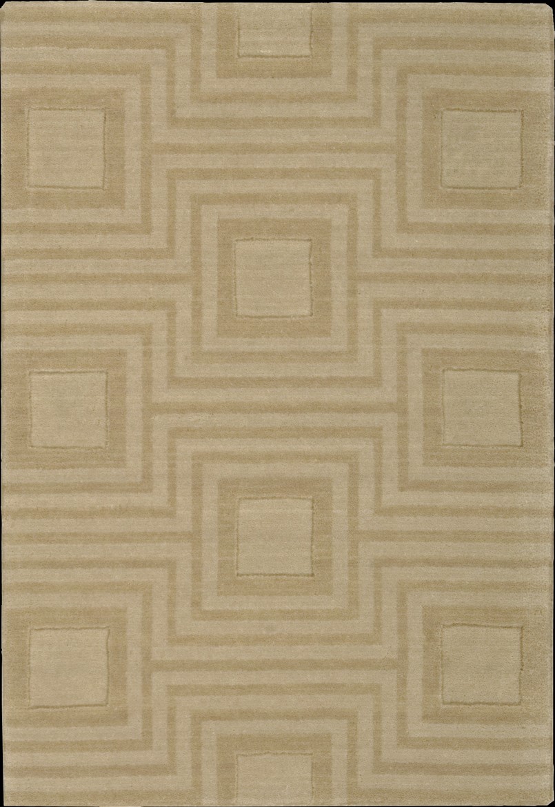 Custom Rugs, Runners & Rounds MANHATTAN MHT-03SAHAR Ivory - Beige & Lt. Gold - Gold Machine Made Rug