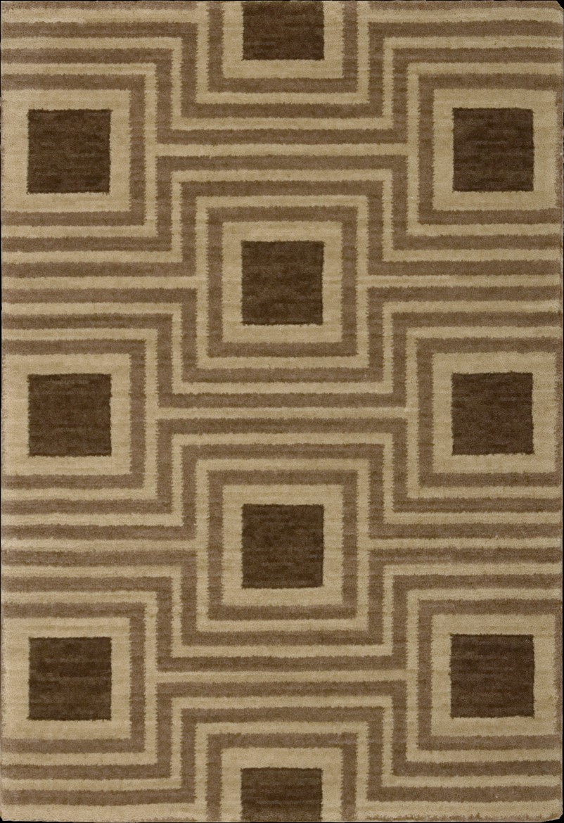 Custom Rugs, Runners & Rounds MANHATTAN MHT-03WOOD Multi Machine Made Rug