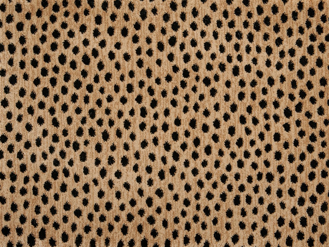 Custom Rugs, Runners & Rounds Dottie Bronze Camel - Taupe & Black - Charcoal Machine Made Rug