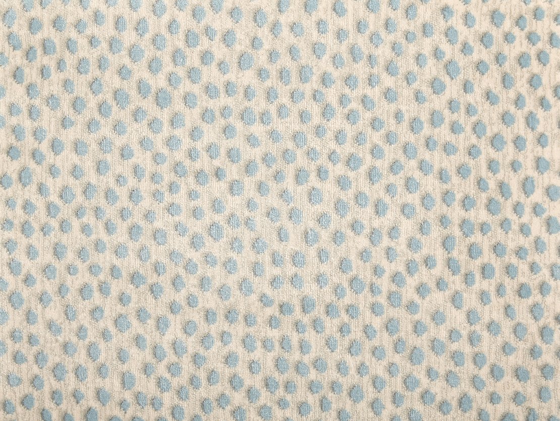 Custom Rugs, Runners & Rounds Dottie Raindrop Lt. Grey - Grey & Lt. Blue - Blue Machine Made Rug