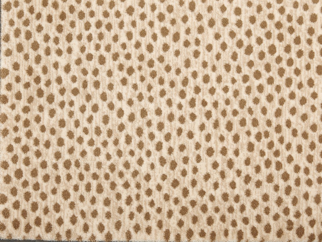 Custom & Wall to Wall Dottie Desert Ivory - Beige & Camel - Taupe Machine Made Rug